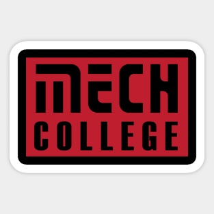 MechCollege Sticker